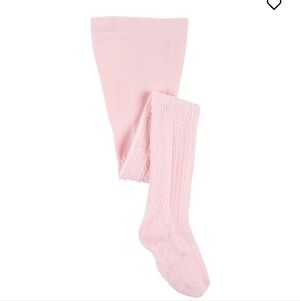 Carter’s Toddler Cable Knit Tights Pink